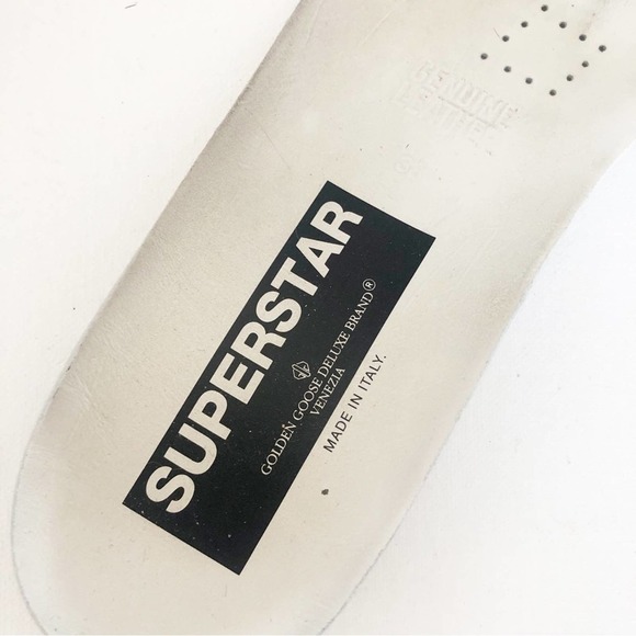 Golden Goose Superstar Leopard Print Pony Hair Glitter Star Distressed Sneakers - Picture 12 of 14